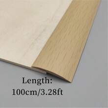 1条1米长地板过渡条，自粘地毯边缘条，适用于木地板，不平整地面过渡条，边缘装饰条，门槛，高度最高可达5毫米 - 彩色 - 查看 9