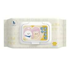 Pet Wet Wipes: Wipe Away Tear Stains, Clean Body Parts, No Water Needed, Deodorizing Cleansing Wipes - White - View 5