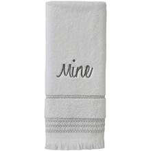 SKL Home - Juego de Toallas de Mano con Monograma Casual, A, 16 x 26 Pulgadas, Color Blanco, 2 Unidades(Hand Towel Set Juego de toallas de mano) - Multicolor - Ver 2