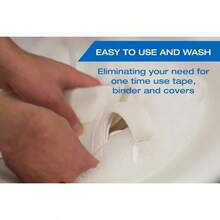 G Tube Holder Belt by - Designed to Secure Different Types of Feeding Tubes PEG Tube, Gtube, J Tube, PD and More - Very Comfortable Special Needs Pouch Adults and - Pequeño/Mediano (Paquete de 1) - Ver 7