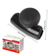 360° Rotary Steering Wheel Knob - Heavy Duty ABS Resin Grip, Ergonomic Design, Enhanced Control, Compatible With Cars & Trucks, Automotive Steering Wheel Accessory, Truck Driver