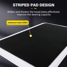 Rigogo Heavy Duty Steel Step Stool | Foldable Platform Ladder With Non-Slip Pads For Kitchen, Bathroom, Office | Stable Seat & Step For Adults & Kids - Multi-Functional Small Stool  KESLSS-1~4XE-UK - White - View 10