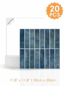 1/10/20PCS Peel-And-Stick PVC Wall Sticker, 11.8" X 11.8", Decorative Wall Sticker, Self-Adhesive 3D Wall Panel, Modern Style, Interior Decoration, Living Room Decorative Wall Panel, Bathroom Waterproof Tile, Waterproof, High Temperature Resistant
