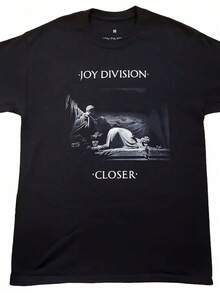 Joy Division T Shirt Classic Closer Band Logo Official Mens L - Black - View 1