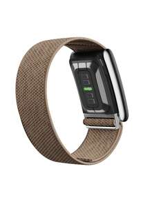 5.0 SuperKnit Luxe Band - Compatible With 5.0/MG - Supports ECG Function, Premium Metal Material For Health & Fitness Wearable Device Accessory - Brown - View 3