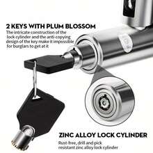 1 pieza Cadena de bicicleta de súper resistente - Antirrobo ligero de acero de tungsteno, apta para bicicletas de carretera y de montaña, superficie pulida negra - Multicolor - Ver 9