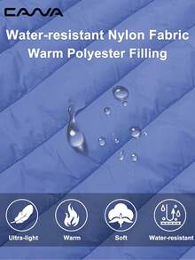 Cavva Women's Lightweight Vests Jacket Water Resistence Soft Sleeveless Warm Jacket Hiking Camping Running Outdoor - 霧霾藍 - 查看 6