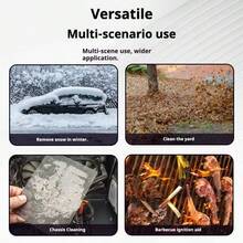 黑色电动吹叶机，迷你喷气风扇，手持式吹叶机，强劲涡轮喷气式吹叶机，适用于草坪、车库、庭院、汽车、家庭、花园，可吹水、吹风、吹尘、吹雪，便携式紧凑型吹叶机。操作简便，日常必备。 - 彩色 - 查看 2