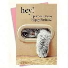 1pc Unique Birthday Card, Best Family And Friends, Happy Birthday Card With Envelope, Unusual Things, Cute Aesthetic Items - 隨機的 - 查看 5