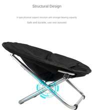 Portable Folding Pet Chair Elevated Foldable Cat And Puppy Bed Cozy Rocking Moon Chair With Sturdy Metal Frame For Bedroom Apartments Lounging And Garden - As Pic - View 2