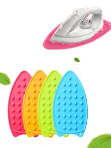 1 件装硅胶熨烫垫，纯色隔热硅胶桌布，可折叠硅胶垫，加厚防水防滑垫，公寓、大学宿舍、返校用品、家居、办公及旅行必备配件 - 彩色 - 查看 2