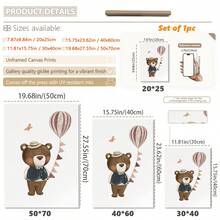 1pc Canvas Wall Art Retro Forest Theme Nursery Wall Art_Bohemian Style Nursery Decor Nursery Supplies Framed Nursery Wall Art Perfectly Suited For Children's Room Decor, Playroom Decor Children's Room Decor Nursery Decor, Playroom Decor, Preschool Decor, Girls' Bedroom Girls' Room Decor Children's Room Decor Boys' Bedroom Boys' Room Decor Girls' Bedroom Decor