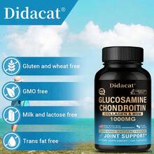Glucosamine Chondroitin - Contains Collagen And MSM, 1000 Mg Per Serving - Supports Joint And Bone Health - 120 Capsules - 1 瓶 - 查看 6