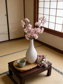 1pc Plastic Polka Dot Vase | Bohemian Style Decorative Flower Vase | Modern Home Decor, Suitable For Living Room, Bedroom, Office Desk Elegant Floral Arrangement | Scene Decor, Room Decor, Wedding Decor, Home Decor, Central Wedding Table, Banquet Hall, Office Bedroom, Housewarming Gift, Halloween Decor, Christmas Decor, Room Decor, Home Accessories - Multicolor - View 3