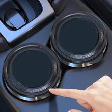 Cenicero de coche sin humo con tapa y luz LED, soporte para tazas de coche, cenicero para vehículos y uso en interiores - 1 - Ver 8