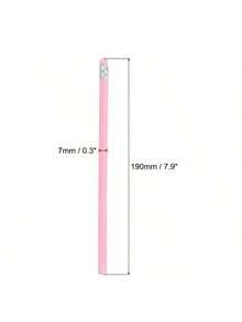 1 Set Light Pink Wedding HB Pencils, Valentine's Day Exclusive HB Graphite Pencils With Eraser - Suitable For School, Art, Office, Drawing, Sketching, Learning - Pink Wooden Pencils Back To School - Multicolor - View 9