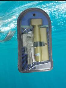 1 Set Adjustable Wooden Door Lock, Universal Home Use Bedroom Door Handle, Indoor Room Door Lock Hardware, Adjustable Lever Handle, No Drilling Required - Multicolor - View 17