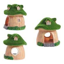 1个水族箱蘑菇屋鱼洞虾藏身处爬行动物仓鼠之家鱼缸造景 - A - 查看 9