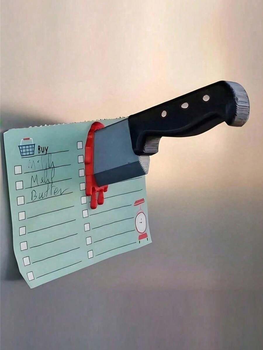Funny Knife-Shaped Fridge Magnet, 3D Interesting Axe Fridge Magnet, Flying Knife Decor, Unique Gift For Home, Office, Fridge, Locks, Cabinet Metal Surfaces