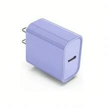 1个彩色USB-C充电器，兼容 17充电适配器，快速USB-C墙式电源适配器，兼容 16E/17/Air/Pro/Plus/Pro Max/15/14/13/12/11，兼容iPad Pro/Air - 彩色 - 查看 7