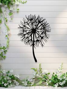 Elegant Minimalist Dandelion Metal Wall Decor - Modern Hollow Design, Suitable For Home And Office Decoration, Great For Living Room, Bedroom, Patio, Kitchen, Etc. - Ideal Housewarming Gift