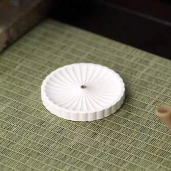 1pc Floral Incense Burner, 2.63 Inches, Used For Spa, Yoga, Meditation, Home Decor, Room Decor, Gift