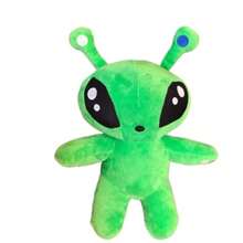 Sản phẩm mới năm 2025 - Búp bê nhồi bông người ngoài hành tinh mắt to màu xanh lá cây, gối ôm ngủ ngộ nghĩnh dành cho bé trai và bé gái, quà tặng sinh nhật. - Nhiều màu - Xem 5