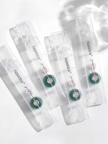 1/4pcs Transparent Glue Tape, Dot Double-Sided Tapes, Large Capacity, Essential Stationery, For Crafts, Scrapbooking, Photos, School, Office Supplies, No Residue & Quick Dry Back To School