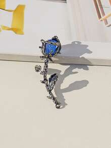 1pc Valentine's Day Rose Half Bracelet Alloy Three Dimensional Pendant DIY Handmade Beaded Bracelet, Necklace Material Accessories - Multicolor - View 9