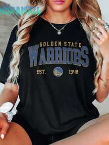 Vintage 90s Golden State Warriors Shirt, Crewneck Warriors Sweatshirt, Hoodie Retro For Women And Men Basketball Christmas. - màu đen - Xem 1