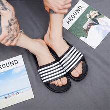Plus Size Unisex Slippers, Couple Slippers, New Outdoor Non-Slip Odor-Resistant Soft Bottom Durable Men Indoor Sandals - Black - View 6