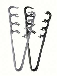 CTZIHGAO 黑色造型梳，纹理梳，蓬松宽齿梳，最佳美发工具，蓬松造型器，刘海修剪配件（男女通用） - 黑色 - 查看 14