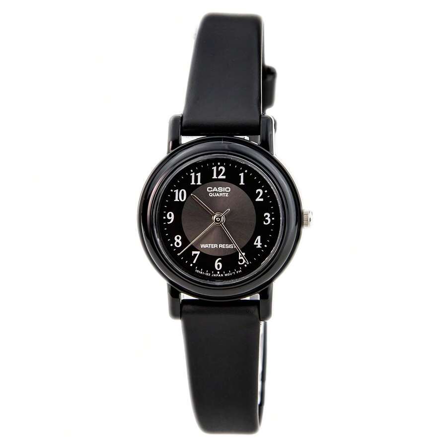 Casio LQ139A-1B3 Women's Classic Casual Black Grey Dial Black Resin Strap Watch - màu đen - Xem 1