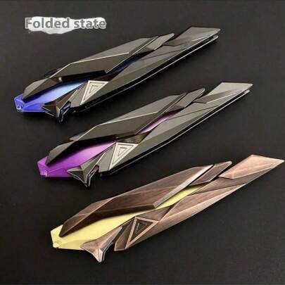 2025 New Hot Selling 2pcs Full Injection Molding Stress Relief Fearless Covenant Singularity Valoant Peripheral Model Foldable Toy Gift - Birthday Gift - Easter Gift - Perfect Gift - Gift - Toy - Easter - New Bestseller - New Explosion Model - New Hot Selling - New Release - Toy New Product - Couple Toy - Weapon Model - Model Decoration