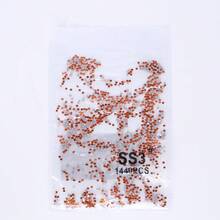 SS3-SS60 Red Series Deep Red Color High-Quality Glass Flat Bottomed Diamond With 12 Equal Cut Surfaces, Suitable For DIY Jewelry, Clothing, And Other DIY Projects - Multicolor - View 26