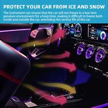 Snow Remover, Car Windshield Demisting, Deicing, Fast Snow Melting Portable Heater, Automotive Supplies - Black - View 7