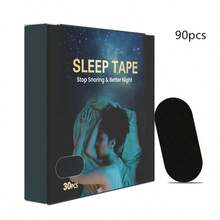90-Piece Sleep Tape, Black, Mild And High-Quality Tape (30-Piece/60-Piece Pack) - màu đen - Xem 8