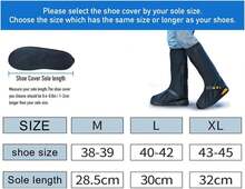 VASA NAMA Cubrezapatos Impermeable, Cubierta del Zapato con Bandas Reflectantes para Hombres Mujeres, Protector de Zapatos Reutilizable para Motocicleta y Ciclio con Suela Antideizante - G - Ver 5