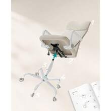 Gaming ChairsSONGMICS - Silla de Oficina Silla ergonómica Asiento Giratorio Asiento Acolchado Altura Ajustable y reclinable Capacidad de Carga 120 kg Color Beige Capuchino OBN034K01 - Beige capuchino - Ver 2