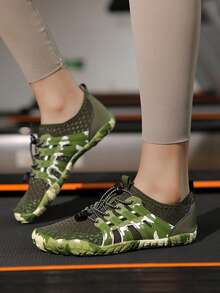 New Women's Water Shoes, Quick Drying Non-Slip Beach Shoes For Spring/Summer Outdoor Swimming Pool, Beach, Fishing, Swimming, Hiking, Indoor Non-Slip Fitness Shoes - Army Green - View 4