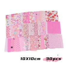 30/50pcs 4x4 Inch Colorful Fabric Squares, DIY Craft Materials, Patchwork Quilting Fabric, Assorted Patterns, Suitable For Sewing, DIY Arts, Scrapbooking, Quilting, Pillows, Pet Clothes, Accessories And More - Multicolor - View 16