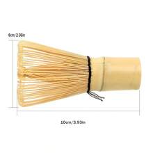 2pcs Authentic Bamboo Matcha Whisk, Easy To Use And Clean - Traditional Japanese Handmade Matcha Whisk, Specially Designed For Matcha Lovers