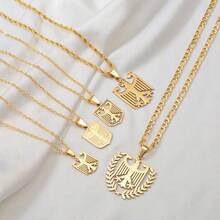 1pc German Eagle Chain Neckalces Stainless Steel Germany Jewelry For Woman Men Girls - Multicolor - View 2
