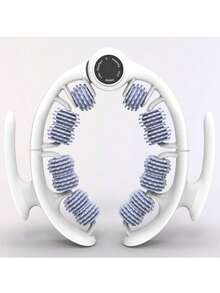 一体式圆形腿部按摩器 - 可拆卸 360° 包裹按摩，配有 980 个交错齿和 3D 柔软弹性滚轮 - 全身塑形工具，适用于瑜伽、健身和脂肪护理 - 便携式水疗必备品、运动后恢复、旅行放松套装、家庭健康必备品、健身包配件 - 彩色 - 查看 8