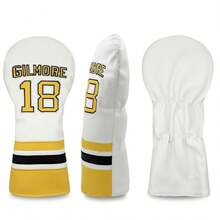 18pcs Golf Club Head Covers, Made Of Durable Dust-Proof Material To Provide Best Protection And Extend The Lifespan Of Golf Clubs - White - View 3