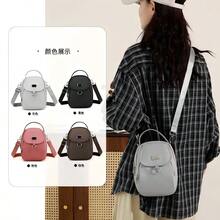 Women's Crossbody Bag, Multi Pocket Side Bag, Waterproof Crossbody Bag With Adjustable Shoulder Strap And Metal Hook, Casual Shoulder Bag/Crossbody Bag, Available In Four Colors - 銀灰色 - 查看 3