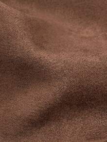 Lässiges, elegantes, retro-charmantes, modisches ärmelloses Kleid, minimalistisch-schickes, einfarbiges, lässig-elegantes, ausgehohltes Strandurlaubs-Kleid - Dunkelbraun - Übersicht 6