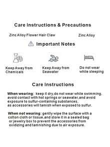 1pc Women's Zinc Alloy Gold Flower & Faux Pearl Tie-Dye Hair Claw Clip, Suitable For Beach Vacation, Daily Use, Great Gift For Women's Day Hair Accessories Women Hair Clips Ladies Hair Clamps Elegant Hair Jaw Clip Flower Clips For Hair Autumn Accessories Fashion Hair Claws Fall Fashion Hair Clutch Winter Summer - Rose Gold - View 10