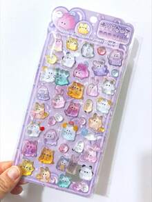 1pc Animal Decorative Sticker, Can Be Used To Decorate Stationery - one-size - View 29