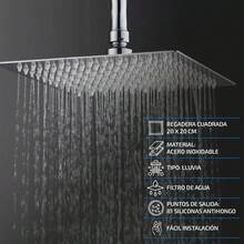 Fixed Showerheads - Silver - View 2